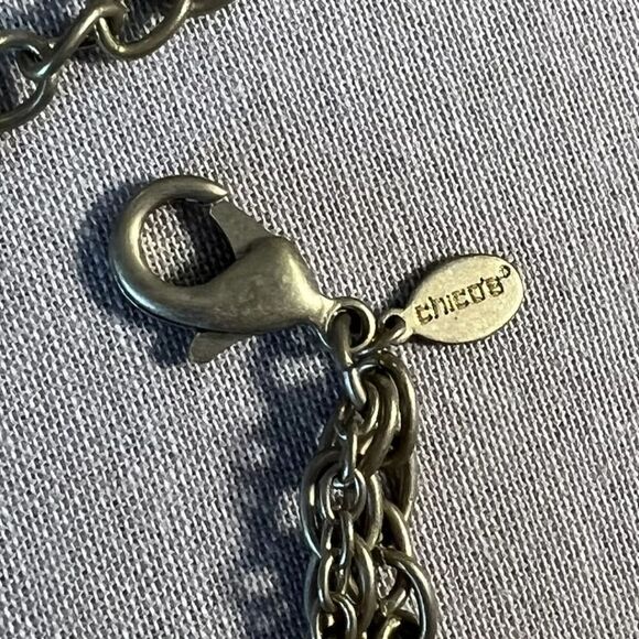 Chico’s Triple Strand Necklace Lavender And Pink Stones 29-33” FREE SHIPPING - Picture 3 of 3